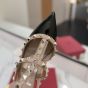 Valentino PATENT ROCKSTUD CAGED PUMP 