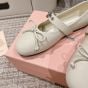 MIU MIU Leather ballerinas