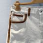 MIU MIU Denim and leather shorts
