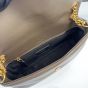 YSL Calypso small in plunged lambskin