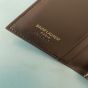 YSL CASSANDRE continental wallet in grain de poudre leather
