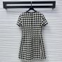 Valentino DAMIER LIGHT TWEED SHORT DRESS