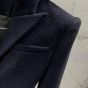 YSL long coat in cashmere and wool felt