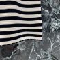 Celine triomphe striped mini dress in crocheted cotton