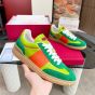 Valentino UPVILLAGE LOW TOP SNEAKER IN CRUST LEATHER AND NYLON