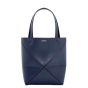 LOEWE Mini Puzzle Fold tote in shiny calfskin
