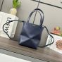 LOEWE Mini Puzzle Fold tote in shiny calfskin
