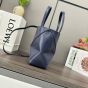 LOEWE Mini Puzzle Fold tote in shiny calfskin