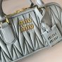 MIU MIU Arcadie matelassé nappa leather bag