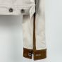 MIU MIU Denim and leather blouson jacket