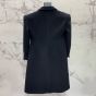 YSL long coat in cashmere and wool felt