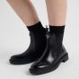 Prada Brushed leather Chelsea booties