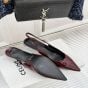 CELINE ALMA TRIOMPHE SLINGBACK in PATENT CALFSKIN