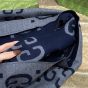 Gucci GG jacquard wool silk scarf