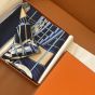 Hermès La Ligne Coup de Fouet scarf 90