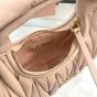 MIU MIU Wander matelassé nappa leather hobo mini-bag