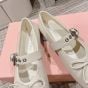 MIU MIU Leather ballerinas