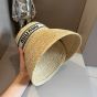 Miu Miu Raffia-effect fabric visor