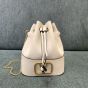 Valentino MINI BUCKET BAG IN NAPPA WITH VLOGO SIGNATURE CHAIN