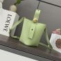LOEWE Mini Pebble bucket in smooth calfskin