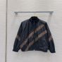 LV Monogram Stripe Zip-Up Jacket 