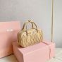 MIU MIU Arcadie matelassé nappa leather bag
