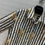 LV Striped Anchor Silk Shirt