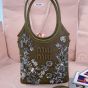 MIU MIU IVY embroidered gabardine bag