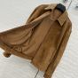 MIU MIU Suede blouson jacket