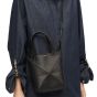 LOEWE Mini Puzzle Fold tote in shiny calfskin