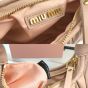 MIU MIU Wander matelassé nappa leather hobo mini-bag
