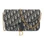 Dior Medium Saddle Pouch with Chain
