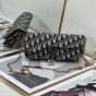 Dior Medium Saddle Pouch with Chain