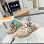 New Balance X Miu Miu 530 SL bleached suede sneaker mules