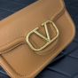 VALENTINO GARAVANI ALLTIME GRAINY CALFSKIN SHOULDER BAG