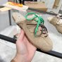 New Balance X Miu Miu 530 SL bleached suede sneaker mules