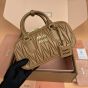 MIU MIU Arcadie matelassé nappa leather bag
