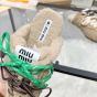 New Balance X Miu Miu 530 SL bleached suede sneaker mules