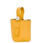 LOEWE Mini Pebble bucket in smooth calfskin