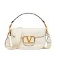 VALENTINO GARAVANI ALLTIME GRAINY CALFSKIN SHOULDER BAG