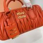 MIU MIU Arcadie matelassé nappa leather bag