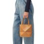LOEWE Mini Puzzle Fold tote in shiny calfskin