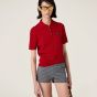 MIU MIU Cashmere and silk polo sweater