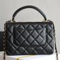 CHANEL Flap Bag with Top Handle