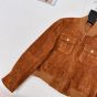 MIU MIU Waxed suede jacket