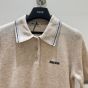 MIU MIU Cotton knit polo shirt