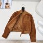 MIU MIU Waxed suede jacket