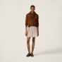 MIU MIU Waxed suede jacket