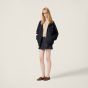 MIU MIU Cotton knit polo shirt