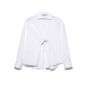 Prada Poplin shirt with crystal brooch